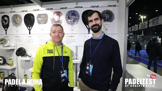 Roberto Cardi visita lo stand Sane Padel Trend Expo 2024 [upl. by Aihseyk]