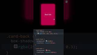 Card Flip Effect using HTML and CSS shorts css3 html5 codingbasics learntocode2024 [upl. by Swartz]