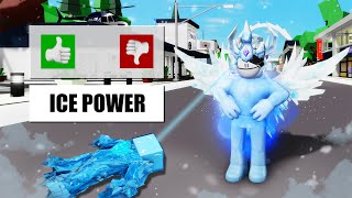 NEW Cara Mendapatkan ICE POWER Di Brookhaven  Roblox [upl. by Epilif180]