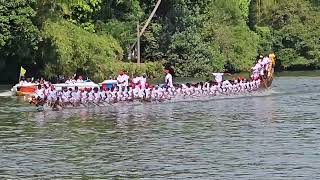 Niranam Chundan Track Entry for Neerettupuram Pamba Boat Race 2023 [upl. by Anwaf489]