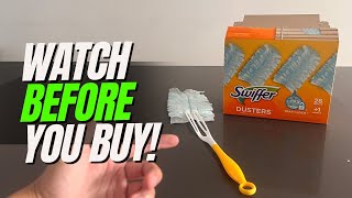 Are Swiffer Dusters really worth it Swiffer 28 Pack  Handle Review [upl. by Klaus310]