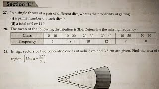 Oswal sample paper Solutions  sample paper 2  section C  CBSE exam 2020  class 10 [upl. by Col765]