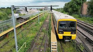 Southeastern Class 465 Train 4K Drone Video [upl. by Yeliw]