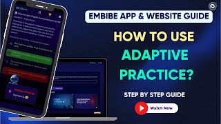 How to use the Adaptive Practice on the Embibe App  Embibe [upl. by Atirabrab447]