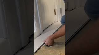 Tricky cut with Lifeproof Vinyl Plank flooring from Home Depot [upl. by Leonardi]