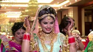 wedding highlight  JUHI amp SWARN  din shagna da [upl. by Garmaise232]