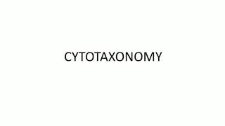 Modern trends in taxonomyCytotaxonomy [upl. by Yllom]