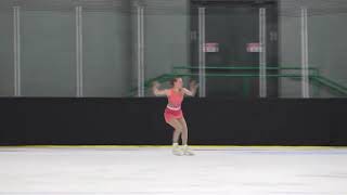 Emmalee Carlson  Novice Women Short Program  2025 Midwestern Sectional Singles Final [upl. by Oniuqa10]