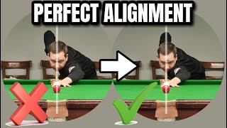 How To Get PERFECT Alignment  Snooker Lesson [upl. by Serle284]