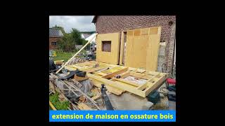 extension de maison en ossature bois [upl. by Ardella]