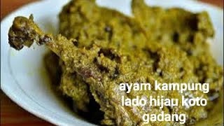 Rese ayam kampung lado hijau koto gadang [upl. by Kalam667]