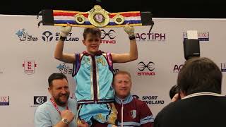 England Boxing National Junior Championships 2023 Finals day highlights [upl. by Ainatit]