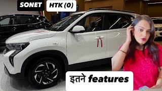 2024 New Kia SONET HTK OPTIONAL  Features Loaded Car  Detailed Review 🫵 [upl. by Rolf19]