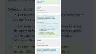 Aspectos Generales del Comportamiento Su May 2024  Preguntas del T13 Lectura 1 [upl. by Kamal]