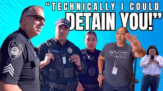 EL CAJON COP TAKES THE WALK OF SHAME  First Amendment Audit [upl. by Ecirrehs]