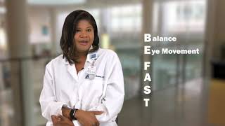 BE FAST Stroke Awareness  Sherita Chapman MD [upl. by Htiderem]