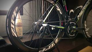 ZIPP 404 firecrest Carbon Wheels Sound [upl. by Yaffit]