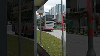 🟥SMRT Buses MAN A95 Euro 5 Batch 1 SMB5890A on Service 972 opp Jelapang LRT Station [upl. by Ennailuj]