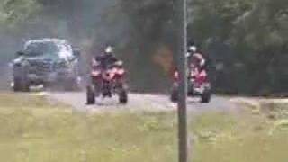 06 Polaris Predator VS 06 Honda 450R [upl. by Shela]