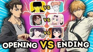 🎶 Save One ANIME Song 👊 OPENINGS vs ENDINGS 👊 Anime Quiz [upl. by Siouxie270]