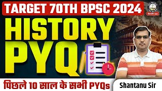 66th BPSC PYQ Analysis  Last 10 Year BPSC History PYQ in Hindi  Shantanu Sir [upl. by Shani137]