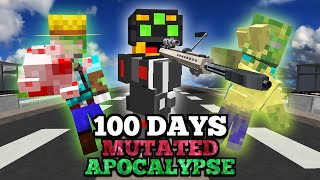 I Spent 100 Days in DECEASED CRAFT Modded Minecraft [upl. by Artus]