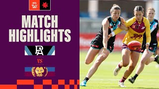 Port Adelaide v Brisbane Highlights  Round 2 2023  AFLW [upl. by Alyahsal]