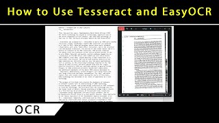 How to Use Tesseract and EasyOCR [upl. by Scarface776]