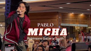 MICHA  Pablo  UNA Tour  Galleria South [upl. by Ehsrop]