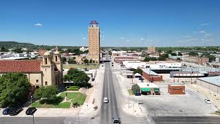 3rd Street from Owens to Gregg Big Spring Texas with DJI Air 3 [upl. by Gotcher67]