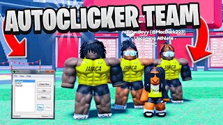 WE USED AUTO CLICKERS TO BECOME THE FASTEST TEAM IN ROBLOX TRACK AND FIELD INFINITE [upl. by Uriia]