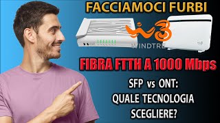 WindTre fibra FTTH meglio SFP o ONT TPLink XZ000G3 [upl. by Karolyn899]