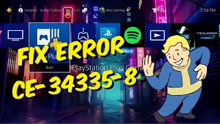 How To Fix PS4 Error CE343358  Cannot Access System Storage Issue  2022 [upl. by Idoc438]