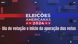 Eleições EUA 2024 Kamala X Trump  Confira os primeiros resultados das urnas [upl. by Albion]