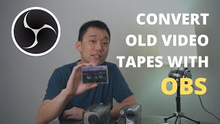 Convert Old Video Tapes with OBS  Video8 Hi8 Digital8  Tutorial Guide [upl. by Nnylav]