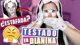 TESTADO en DIANINA  Mascarillas de Limpieza Facial e Hidratantes¡A Prueba [upl. by Greysun]