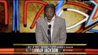 Lamar Jackson wins NFL MVP [upl. by Damaris925]