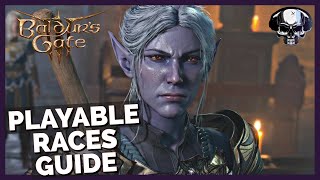 Baldurs Gate 3 Playable Races Guide [upl. by Yanal]