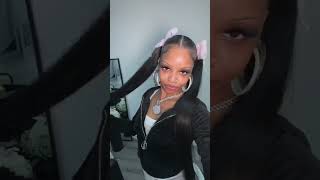 2 Ponytails Install Tutorial  Bow Hair Trends🎀 [upl. by Steep135]