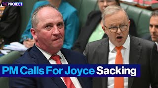 PM Calls For Barnaby Joyce To Be Sacked [upl. by Swayder709]