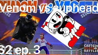 Venom vs cuphead Cartoon beatbox battles fan made [upl. by Evilc]