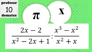 Fracciones algebraicas División [upl. by Ayekam]