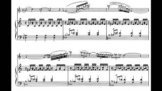 Heitor VillaLobos  Sonate Fantaisie No 1 for Violin and Piano 1913 ScoreVideo [upl. by Tada]