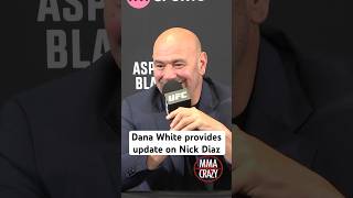 Dana White provides update on NICK DIAZ UFC return ufc danawhite nickdiaz [upl. by Oigimer]