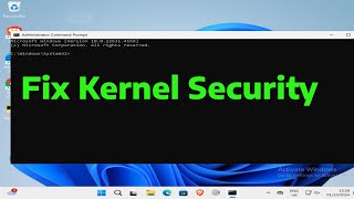 How To Fix Kernel Security Check Failure UPDATED [upl. by Nadler536]