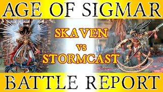 Skaven vs Stormcast  Warhammer Age of Sigmar Battle Report  The Great Crusade Ep 17 [upl. by Hassadah621]