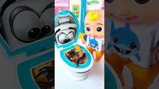 Satisfying with Unboxing amp Review Miniature Toilet Set  ASMR Video no music asmrtoys [upl. by Ahsit]