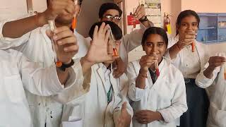 AZO DYE TEST by class 12 batch of 2024 [upl. by Julieta]