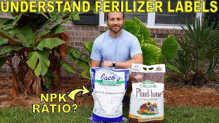 How To Read Fertilizer Labels And NPK Ratios [upl. by Nodnol731]