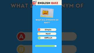 Synonym of easy english vocabulary quiz [upl. by Lanna816]